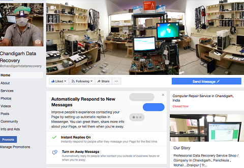 Ludhiana Data Recovery - Facebook Page Photo